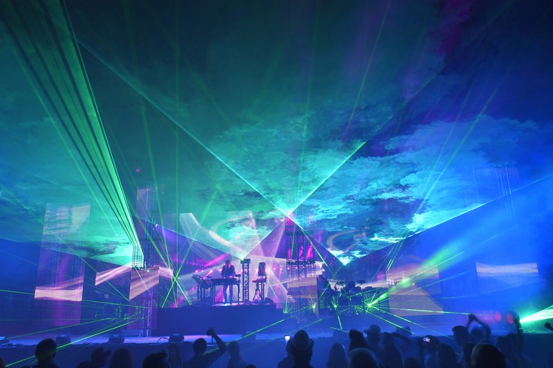 Jean Michel Jarre at Baalbeck Festival